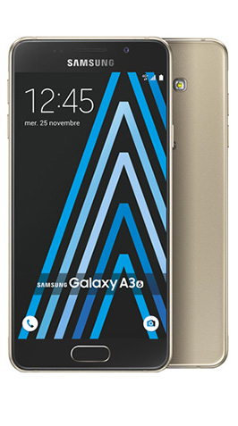 Samsung A3 2016 avec M6 mobile