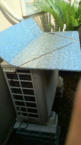 室外 機 水 かける